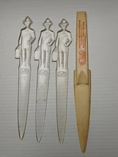 3+ Fuller Brush Co Salesman Vtg Letter Opener Clear Plastic Promo USA Made +CWA