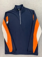 Galvin Green Insular Technology Half Zip Golf Pullover Shirt (Men's Large) Blue