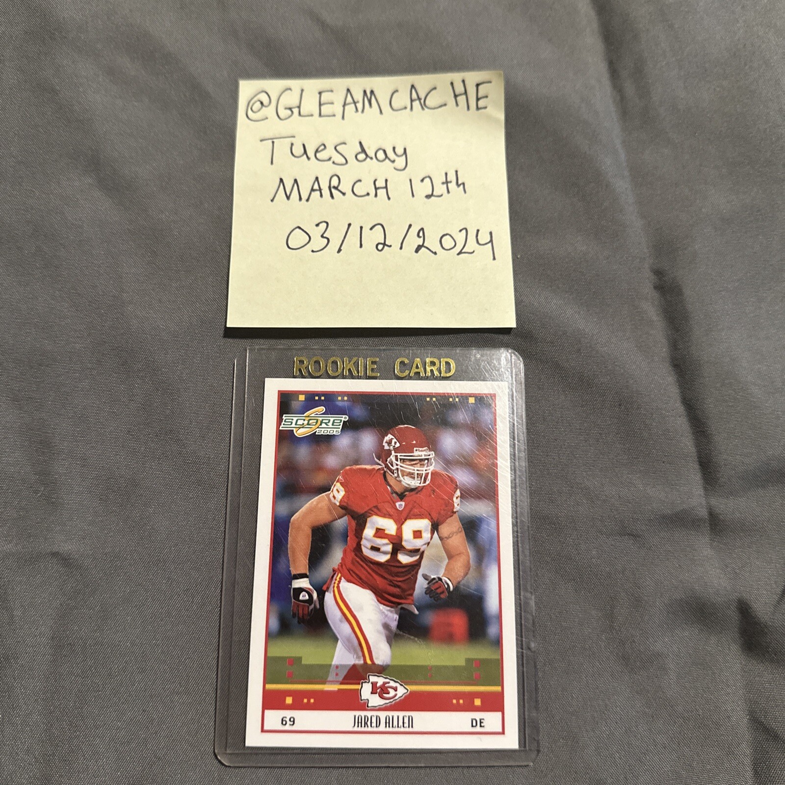 2005 Score Jared Allen #138
