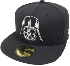 New Era Darth Vader Black White Cap 59Fifty Basic Fitted Limited Edition Men