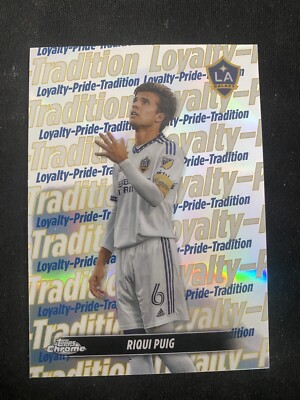 RIQUI PUIG 2024 Topps Chrome MLS Team Tags LA GALAXY #TT-4 - MLS Cup Champion