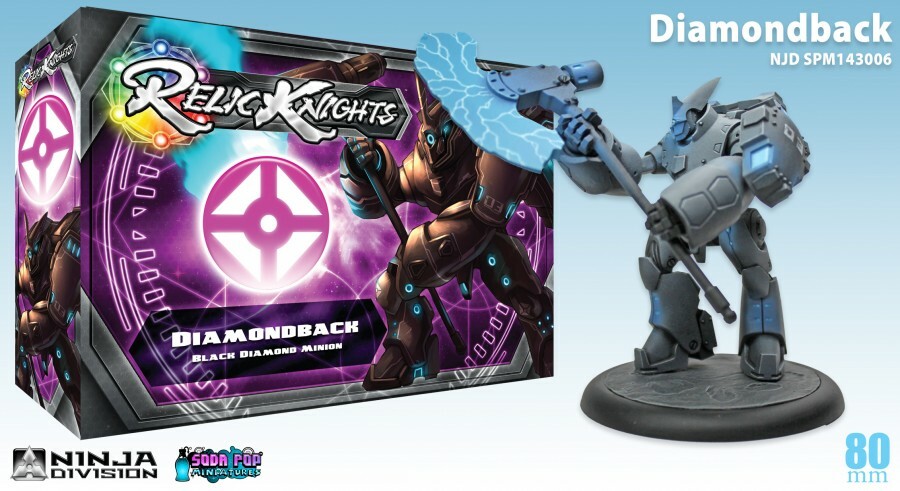 SPM143006 Миниатюры с газировкой Рыцари-реликвии с черным бриллиантом на обратной стороне 