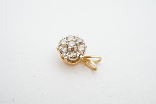 10k Yellow Gold 0.50 CTW Diamond Pendant S4 - Picture 3 of 9