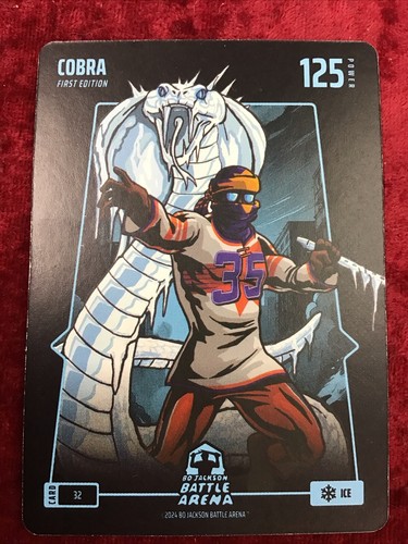 BO JACKSON BATTLE ARENA ~ #32 ~ ICE ~ COBRA (KEVIN DURANT)