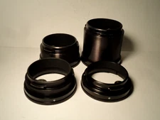 Pentacon Six/Praktisix/Exakta 66/Kiev: Set Spacers/Macro Extension Tubes