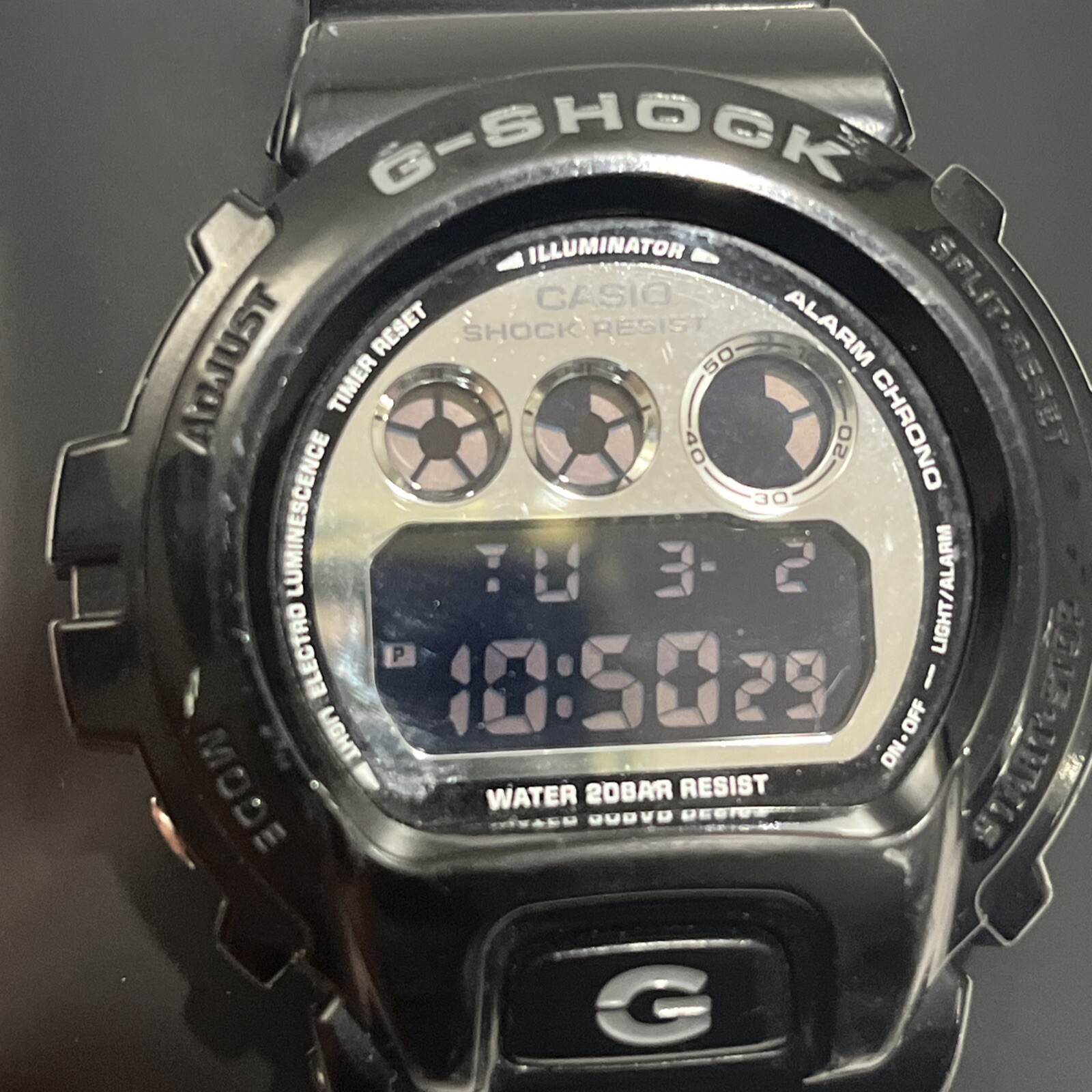 CASIO G-SHOCK デジタル腕時計 黒 ジャンク品 DW-6900NB G-SHOCK