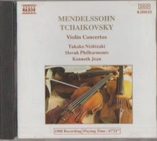 C.D.MUSIC E605  MENDELSSOHN TCHAIKOVSKY / VIOLIN CONCERTOS  . CD