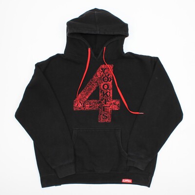 Cookies Sf Mens Hoodie Sweatshirt Large Black Hunnid Red