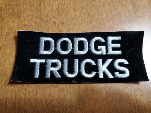 DODGE TRUCK PATCH, tessuto, ferro da stiro SPEDIZIONE NAZIONALE GRATUITA p2