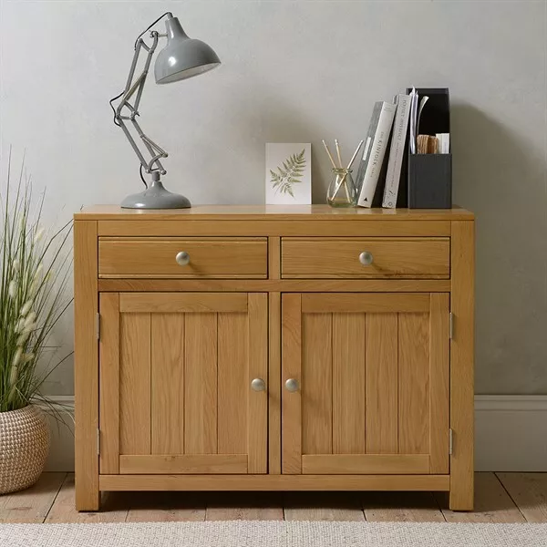 Cotswold Company Chalford Light Oak 2 Drawer Cupboard RRP 425