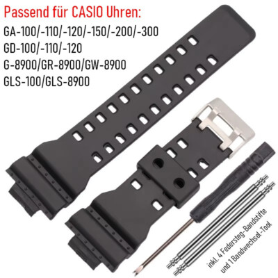   Armband für CASIO G-Shock G-8900/GR-8900/GW-8900/GD-100/GD-110/GA-100/200.....