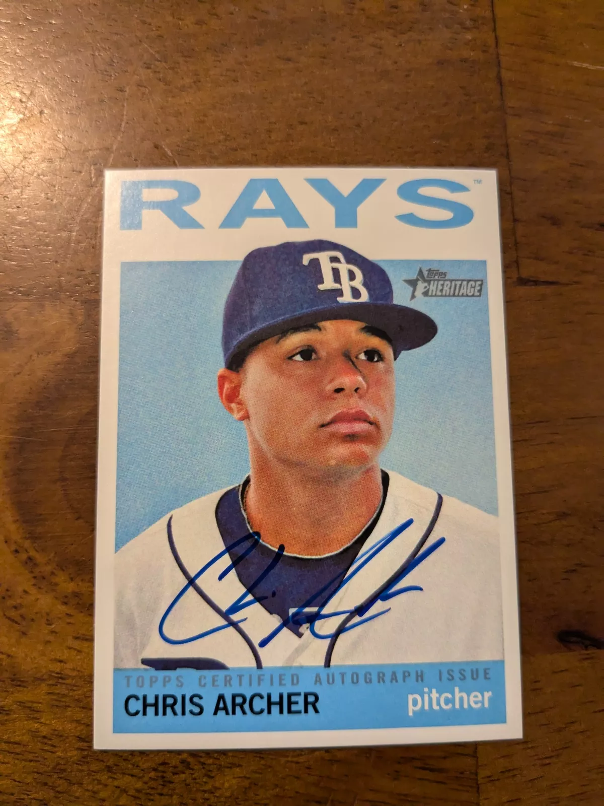 Chris Archer trading card