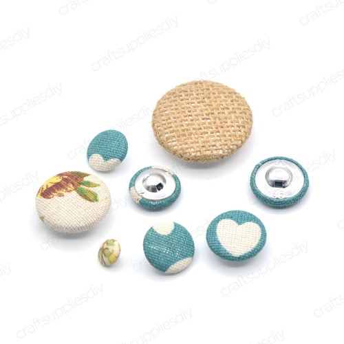 Blank Button for Making Fabric Covered Buttons Blanks Cover Buttons Accessories - Picture 5 of 5