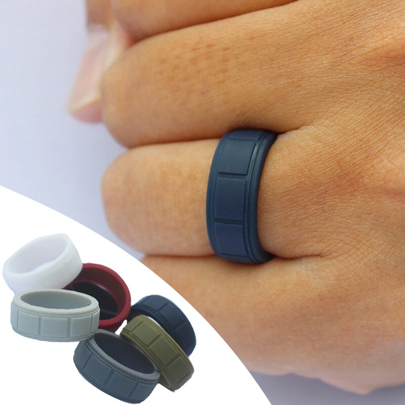 Patterned clearance silicone rings