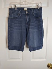 Women's Levis 515 Bermuda Blue Denim/Jean Shorts Size 6
