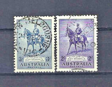 Australia 1935 #153-154 Used 25th Anniversary of reign of King George V