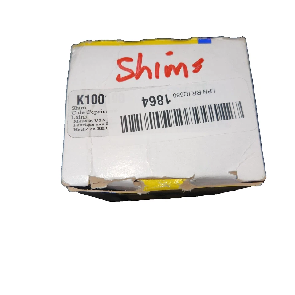 MOOG K100190 Alignment Caster-Camber Shim for Chevrolet S10 - Image 2 of 2