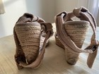 STEVE MADDEN Women Ladies  Beige Strappy Wedge Heel Shoes Size 7.5M — photo 5