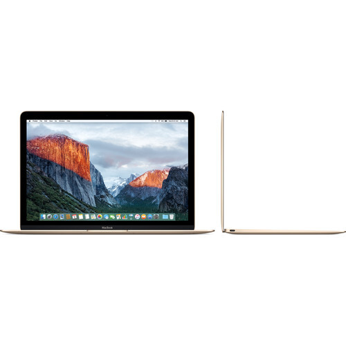 2016 Apple MacBook 12" 1.1GHz Core M3 256GB SSD 8GB RAM MLHE2LL/A, Gold, Good - Afbeelding 3 van 3