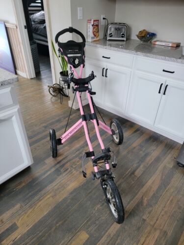 Sun Mountain Speed Cart Push Pull Cart Three Wheels + NEW Tire Pump
