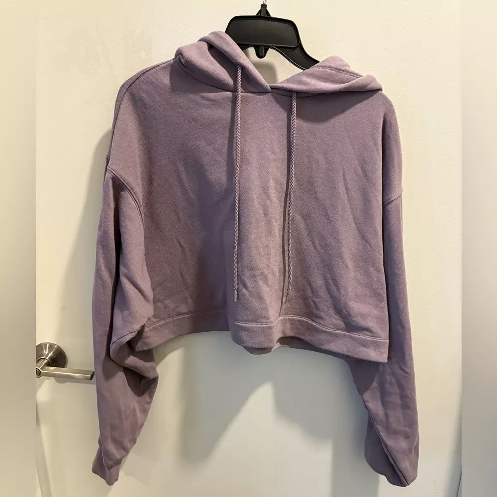 alo-yoga bae cropped hoodie