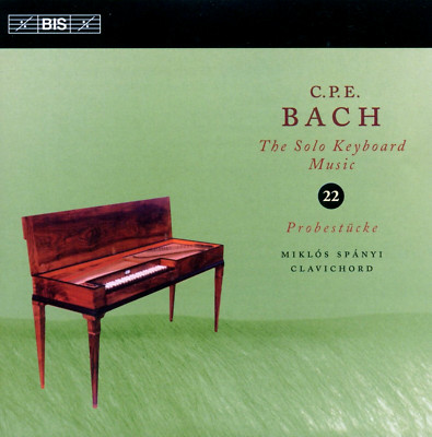 C.P.E. Bach The Solo Keyboard Music Vol.22 MIKLOS SPANYI BIS CD 1762 MINT