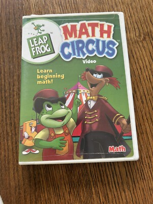 Leap frog mAth Circus video learn. Beginning math 2004