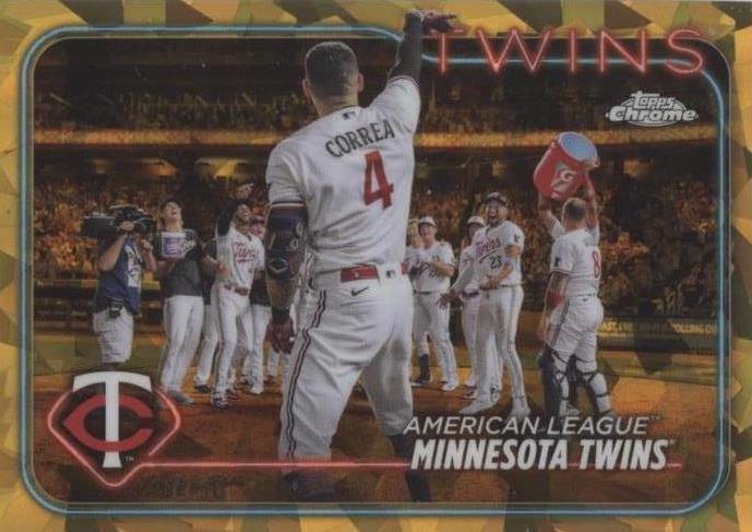 2024 Topps Chrome Sapphire Edition - Minnesota Twins #692 Gold /50 for ...