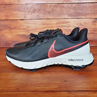Nike React Infinity Pro Golf Shoes Black Red CT6620-002 Mens Sz 9 New