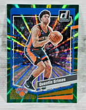2023-24 PANINI DONRUSS BASKETBALL #100 QUENTIN GRIMES (HOLO GREEN LASER)