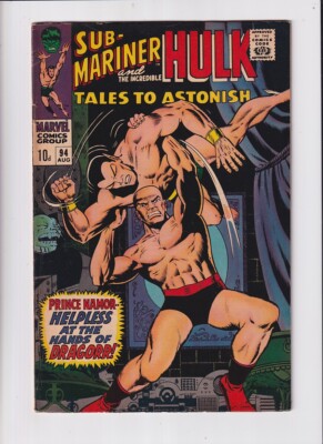 Tales to Astonish (1959) #  94 UK Price (4.0-VG) (1887123) Dragorr, The High ...