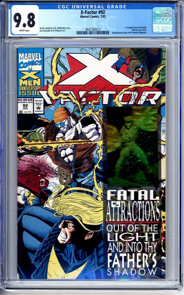 🔥 X-Factor #92 CGC 9.8 NM/M NEWSSTAND 7/1993 1st Appearance