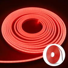 16.4ft 12v Flexible 2835led Strip Sign Neon Lights Silicone Tube Lamp Decor Ip65