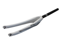 CKT 369 Charbon 1 1/8 Pouces Fourche Vélo de Course Rapide 9 X 100 MM Blanc