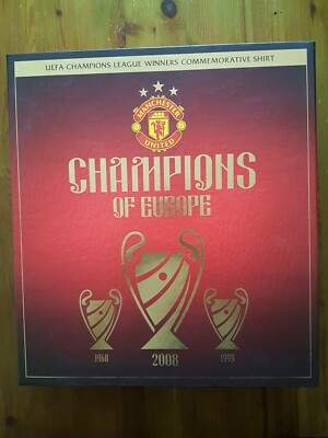Manchester United Limited Edition Boxset 2008 Champions Of Europe UK