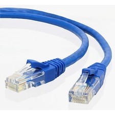 Ethernet Network Patch Cat5E Cable 200ft - Blue