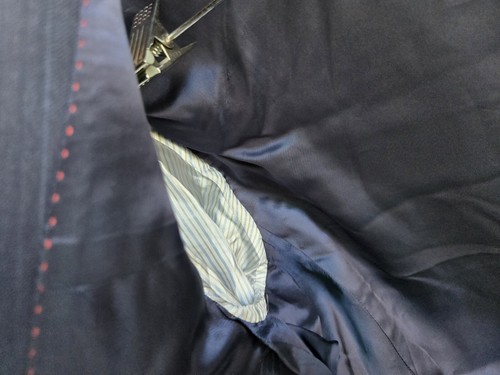 NWT Loro Piana 130s Suit 41L 35x29 By Cremiux Blue Made In Canada - Picture 18 of 24