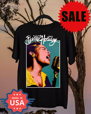 Billie Holiday Singer Gift For Fan Black All Size Unisex T-Shirt JJ7858