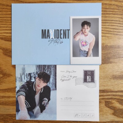 Bang Chan Official Photo Pack Stray Kids Mini Album Maxident