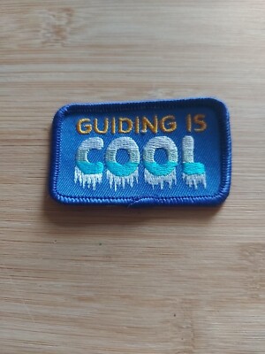 UK Scouting Girlguiding Girl Guide Lagerfeuer Decke Abzeichen Führung ist cool