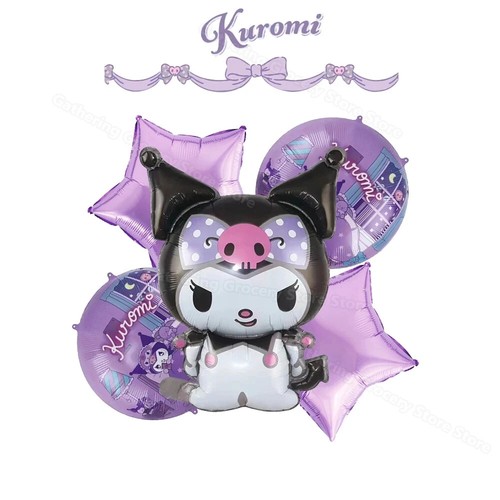 5 Stück Hello Kitty Kuromi My Melody Folienballons - Geburtstag Party Babyparty Deko - Bild 6 von 21