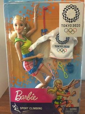Barbie Tokyo 2020 Climbing Sport Barbie Dolls Barbie Sport Tryouts