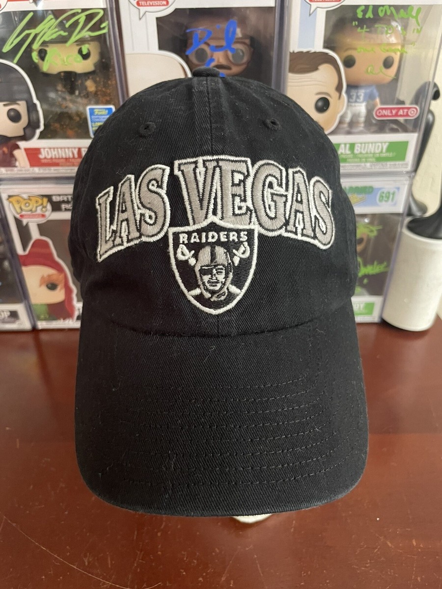 Las Vegas Raiders 47 Brand Strapback Hat / Cap - Black - Oakland