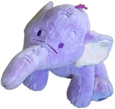 Disney Winnie Pooh 12" Lumpy Purple Heffalump Elephant Plush Soft Stuffed USA