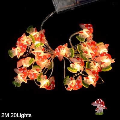 2M 20LED Easter Rabbit String Light Carrot Chick Eggs Fairy Light Garland Happy