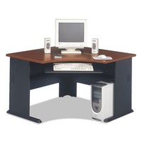 Bush Series A Collection 48w Corner Desk Hansen Cherry Wc90466a on sale Bush Series A Collection 48w Corner Desk Hansen Cherry Wc90466a on sale