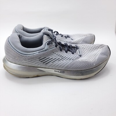 Brooks Levitate DNA AMP Gray Silver Running Shoes 1202581B131