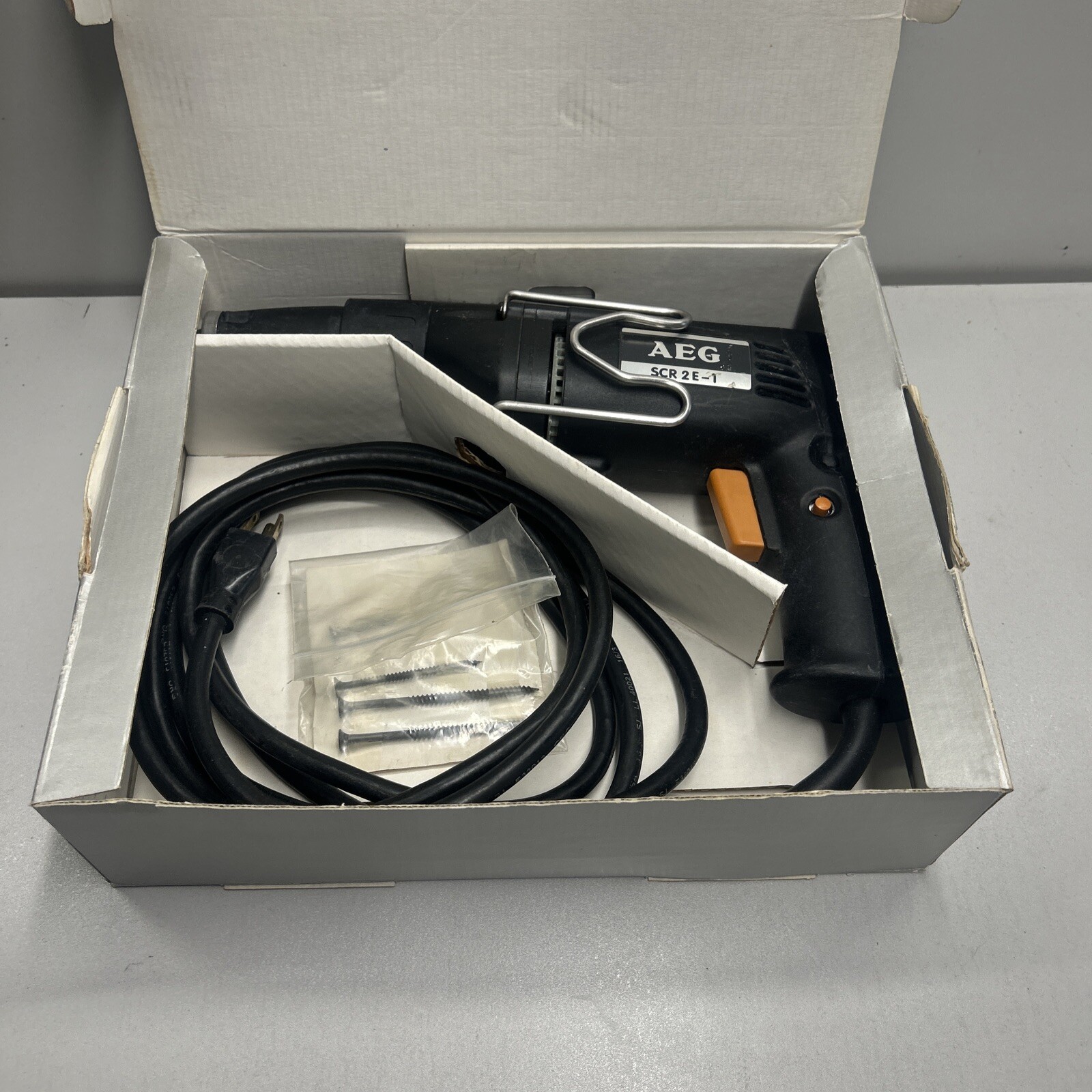 VGC AEG Drywall Screw Gun SCR 1C1 Made In Germany Complete In Box SHIPS FAST