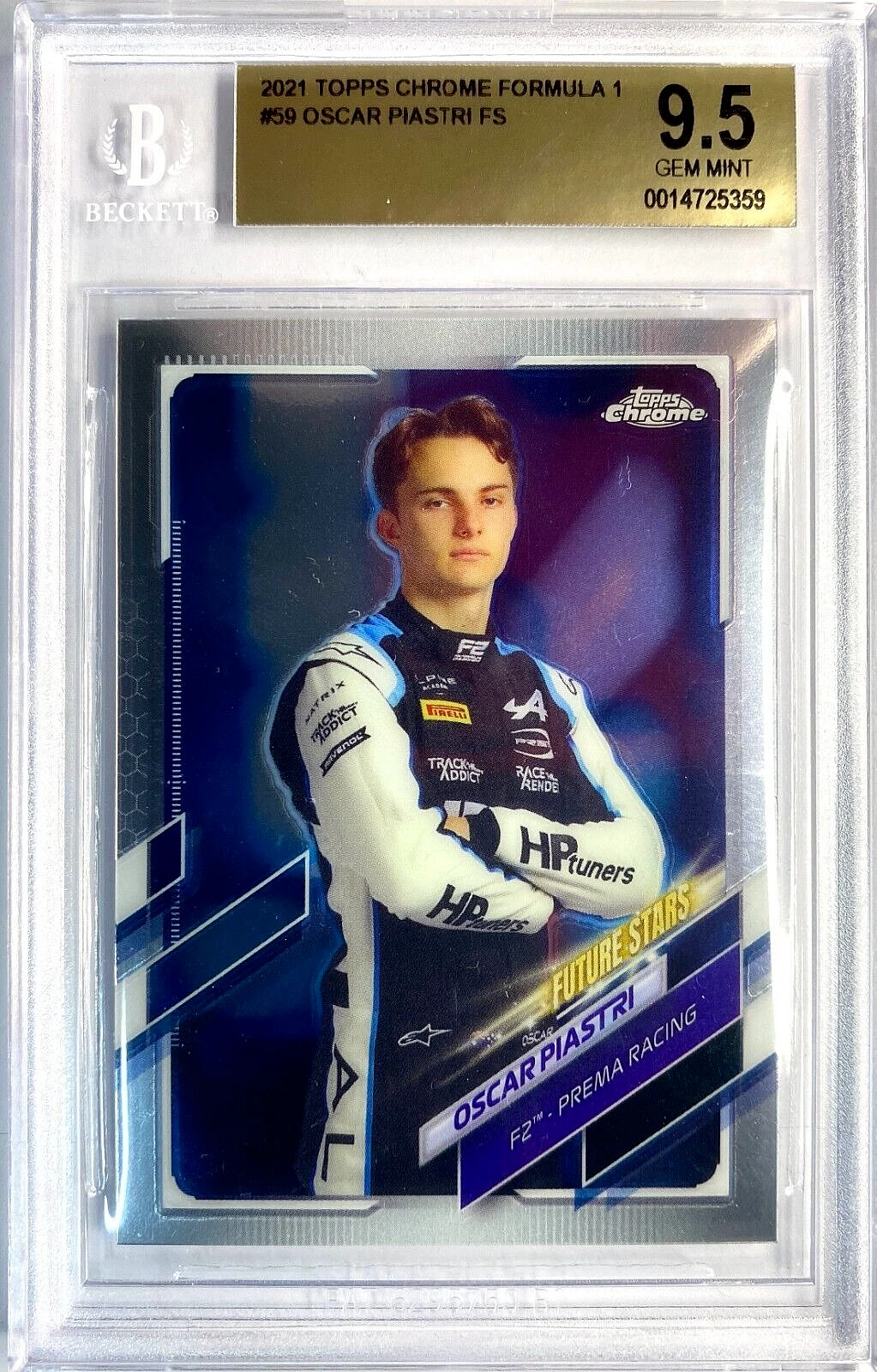 Oscar Piastri trading card