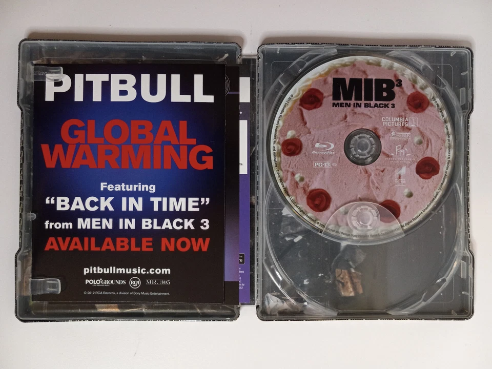 Men in Black 3 (Blu-ray Steelbook, 2012) NO DVD - Imagem 3 de 3